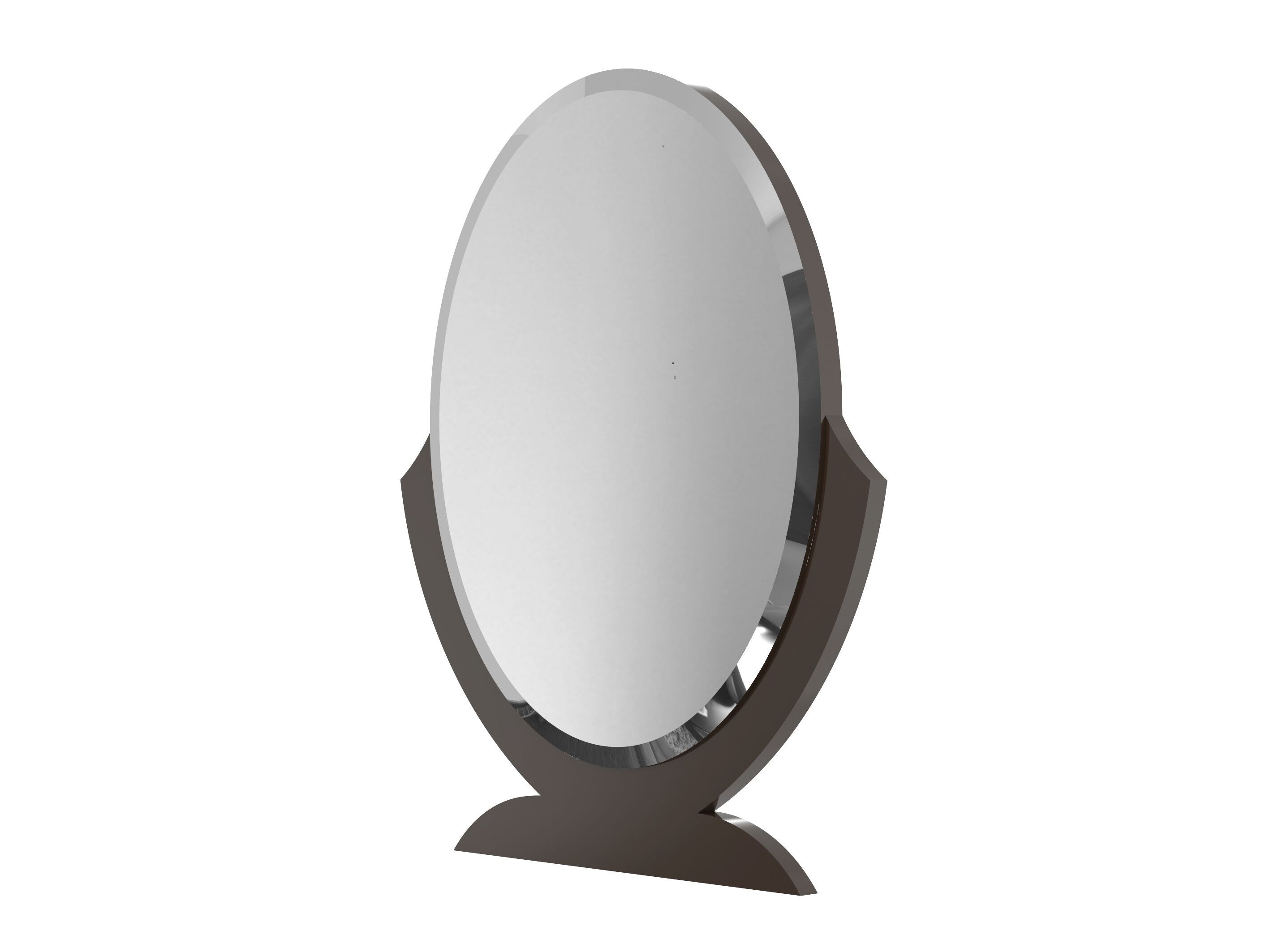 Овальное зеркало в рамке Modenese Luxury Interiors OPAL FRAME ARCH-00095625 - Вид №1