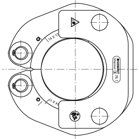 90798 Обжимное кольцо Geberit Mapress [2XL]/[3] Geberit  - Вид №5
