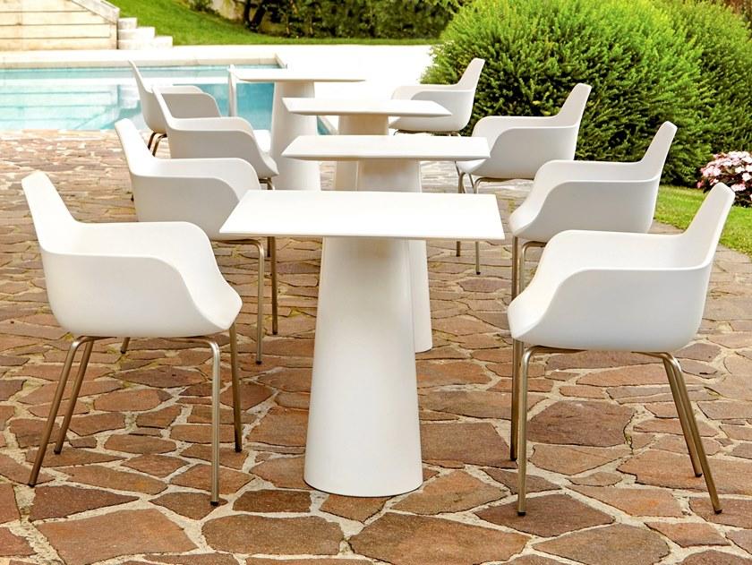 ALMA DESIGN Штабелируемый полиэтиленовый стул с подлокотниками Y chair 2090 - Вид №1