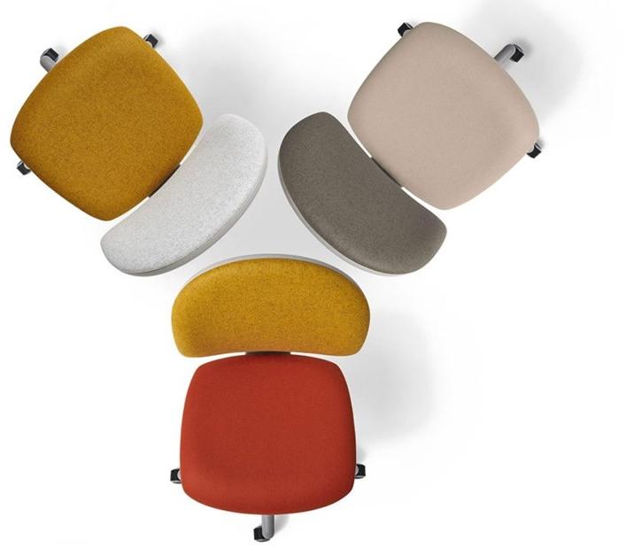 Diemme Регулируемое по высоте офисное кресло из ткани с 5 спицами Bingo sun-id-1409851 - Вид №5