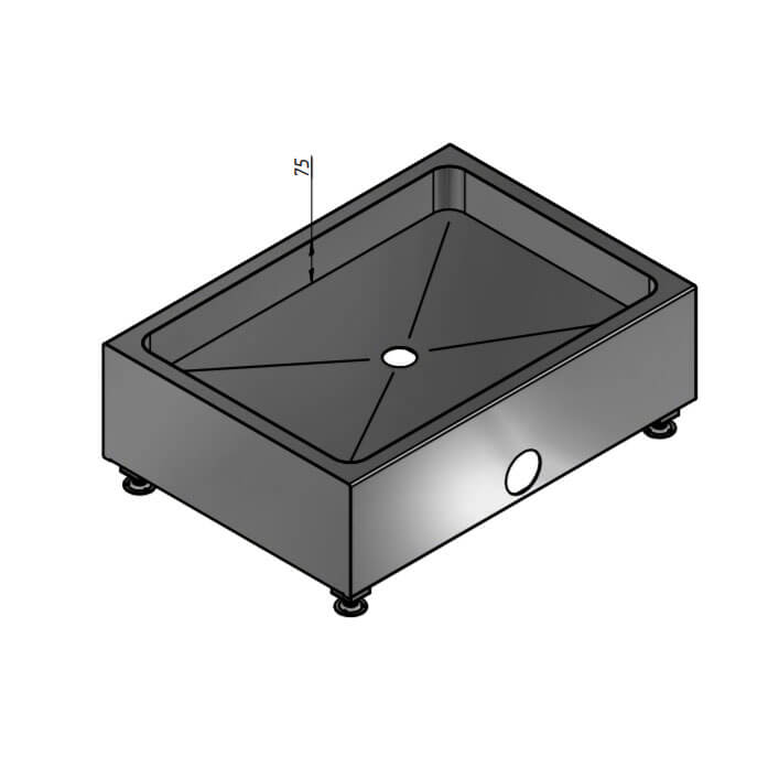5-001.2  Поддоны душевые Public Steel 