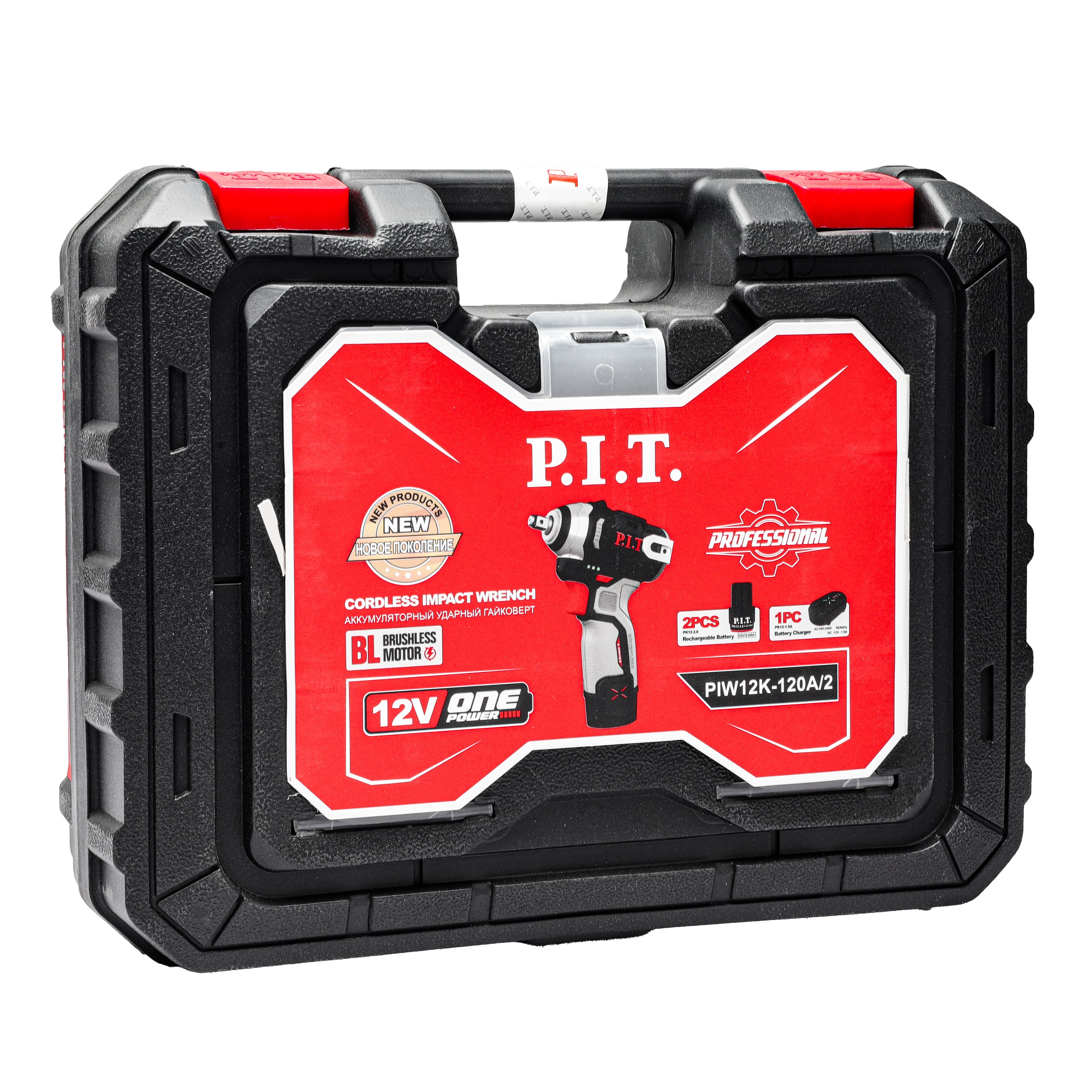 Гайковерт PIT PIW12K-120A/2 OnePower 12V 9086991 STDN-0088295 - Вид №4