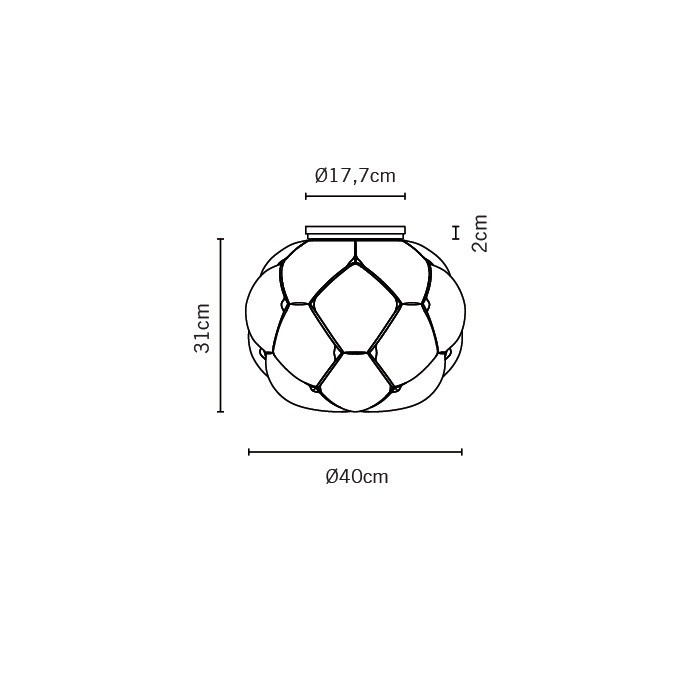 Fabbian Cloudy F21E02 71 потолочный 98042 - Вид №2