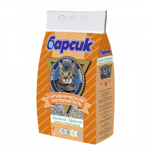 Т00020605 Наполнитель для кошачьего туалета Эффект гранулы 4,54л БАРСИК