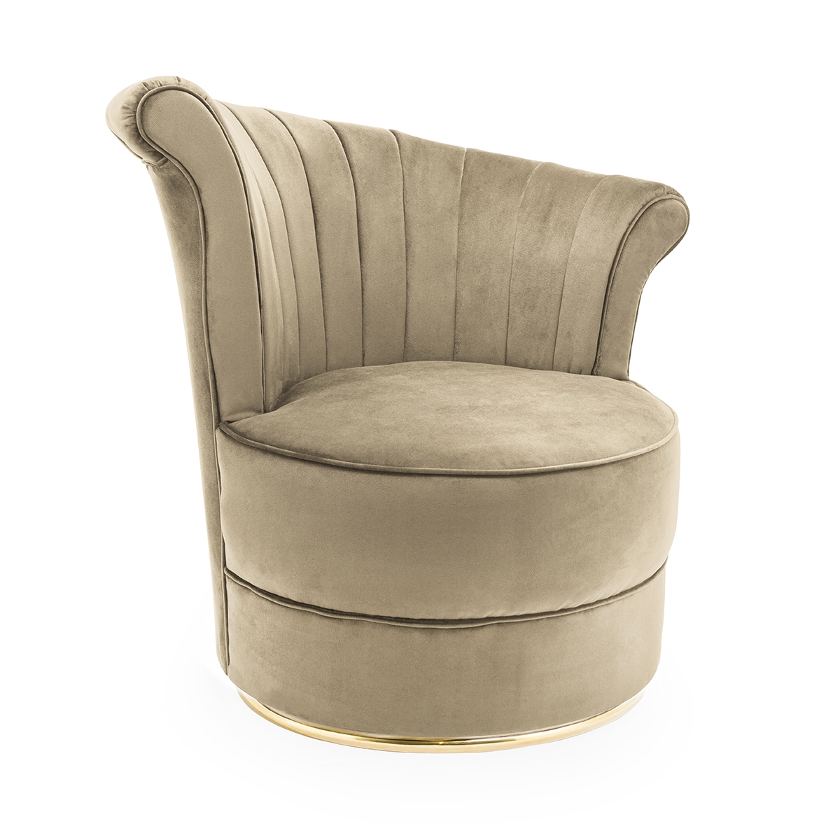 700397-44 ABHIKA КРЕСЛО FANIT VELVET DARK RED  - Вид №6