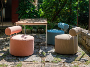 Ткань сад стул