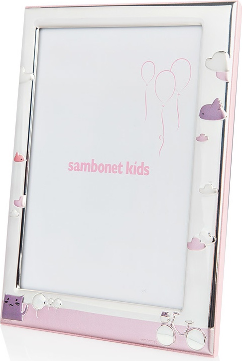 10577509 Sambonet Фоторамка 13х18см "Розовый велосипед" Сталь нержавеющая 