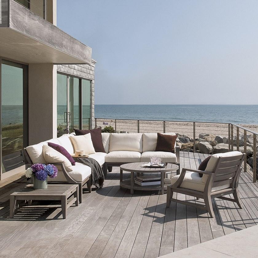 JANUS et Cie Журнальный столик из тикового дерева Arbor sun-id-1352583 - Вид №2