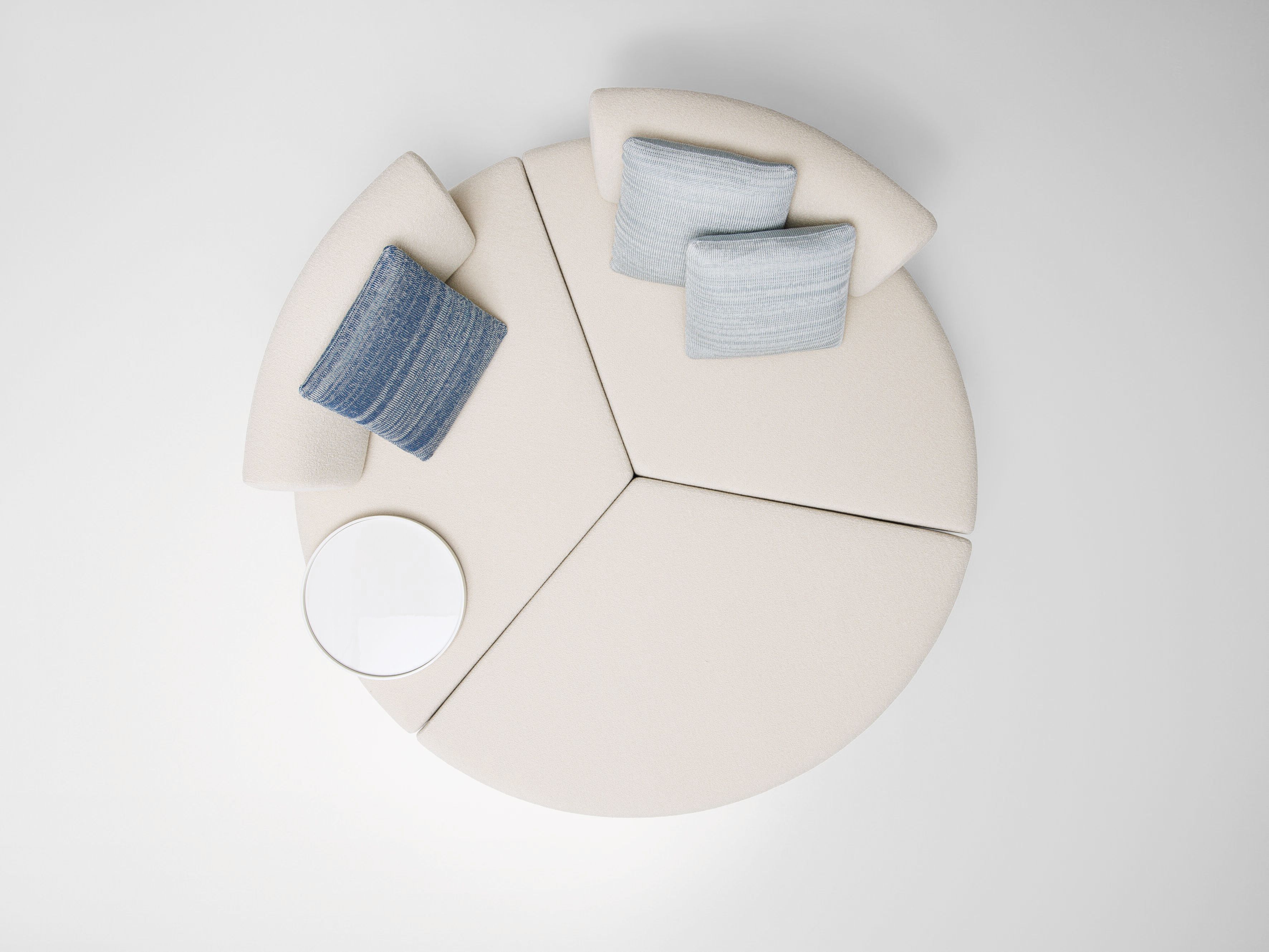 Ткань круглый садовый диван Paola Lenti ELIANTO ARCH-00086585 - Вид №1