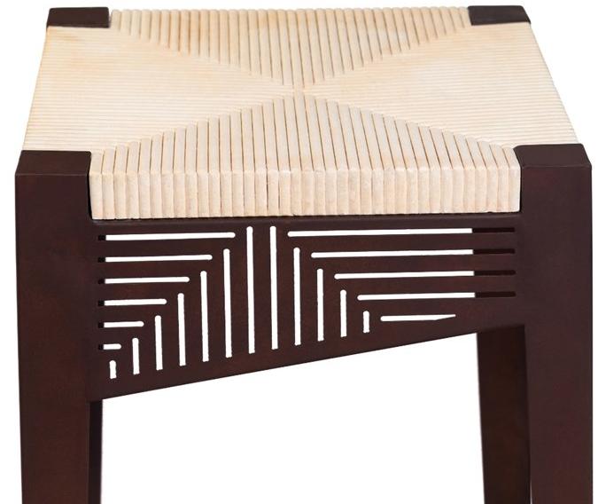 TrackDesign Высокий табурет из стали Corten ™ с подставкой для ног  Sp0468000  - Вид №4