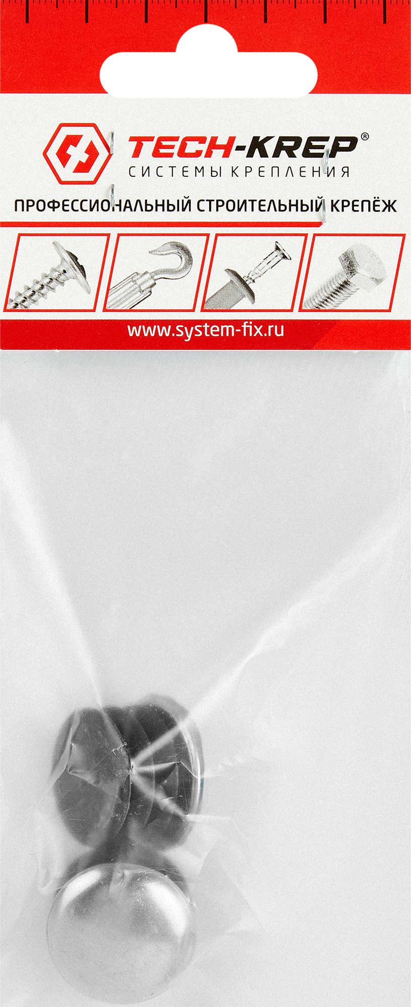 Заглушка Santreyd плоская 25 мм хром для мебельных систем 87507424 STLM-0074324 - Вид №3