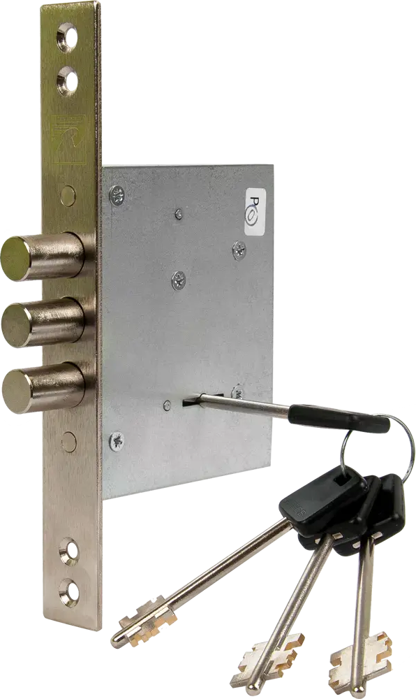 Врезной замок Apecs Premier с сувальдной системой защиты 82207310