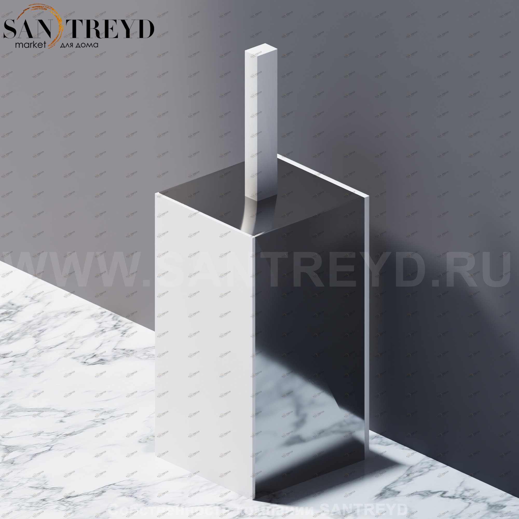 Agape PORTO Туалетный ёрш напольный хромированный APOR0570