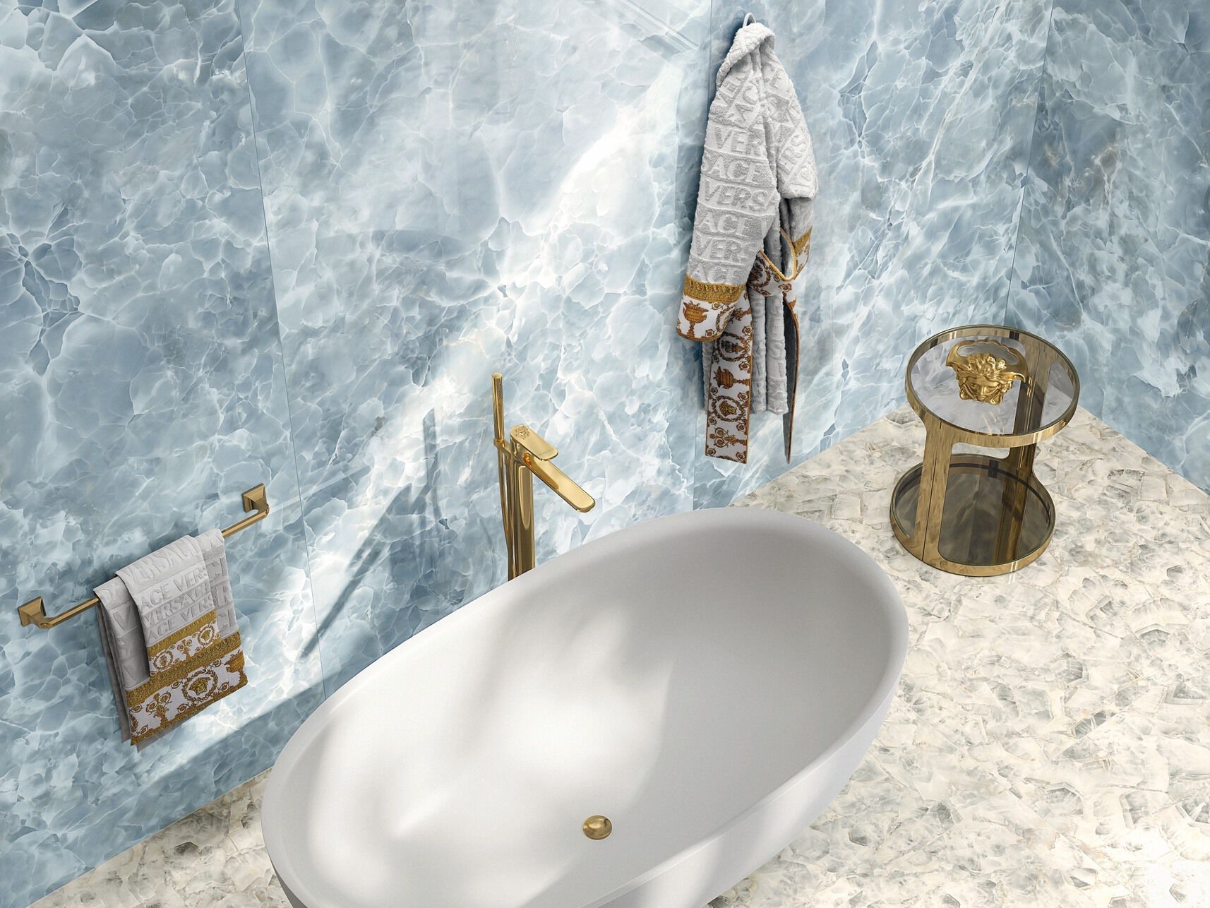 Пол / керамогранит Versace Ceramics Gemstone ARCH-00146027