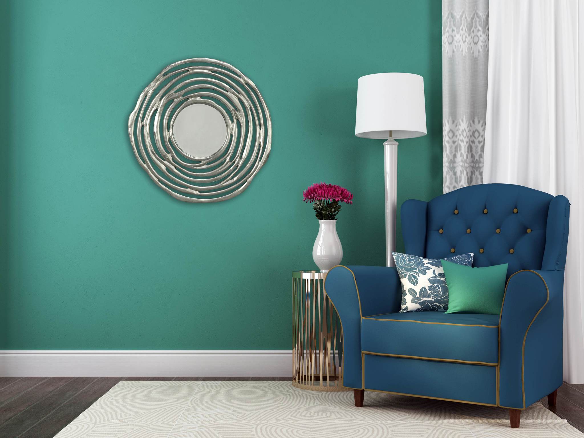 20191S Панно "Зеркало и прутья" LAB.Space  - Вид №2