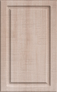 Фасады для кухни Классика Фрезеровка «Прямоугольник+» Ясень белый №196