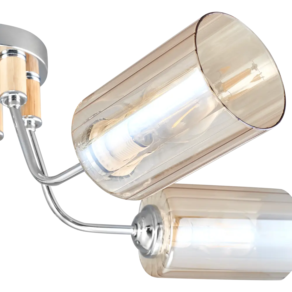 Люстра потолочная JLIGHT GETTI 5 лампы 24 м², цвет хром 84534226 STLM-2106125  - Вид №6