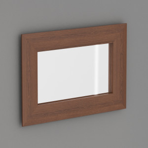 918147 Зеркало 80x120 - 120x80 в раме из дерева 120 см Kerasan Bentley Италия