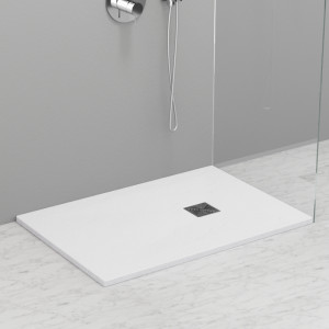 703330 Душевой поддон из минерального литья БЕЛЫЙ МАТОВЫЙ в комплекте с сифоном, Kerasan DOCCIA Италия