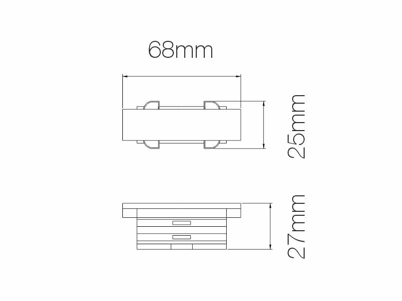 Соединение для рельсовых систем BENEITO FAURE UNIONE LINEARE SENZA DISTANZIAMENTO ARCH-00085104 - Вид №1