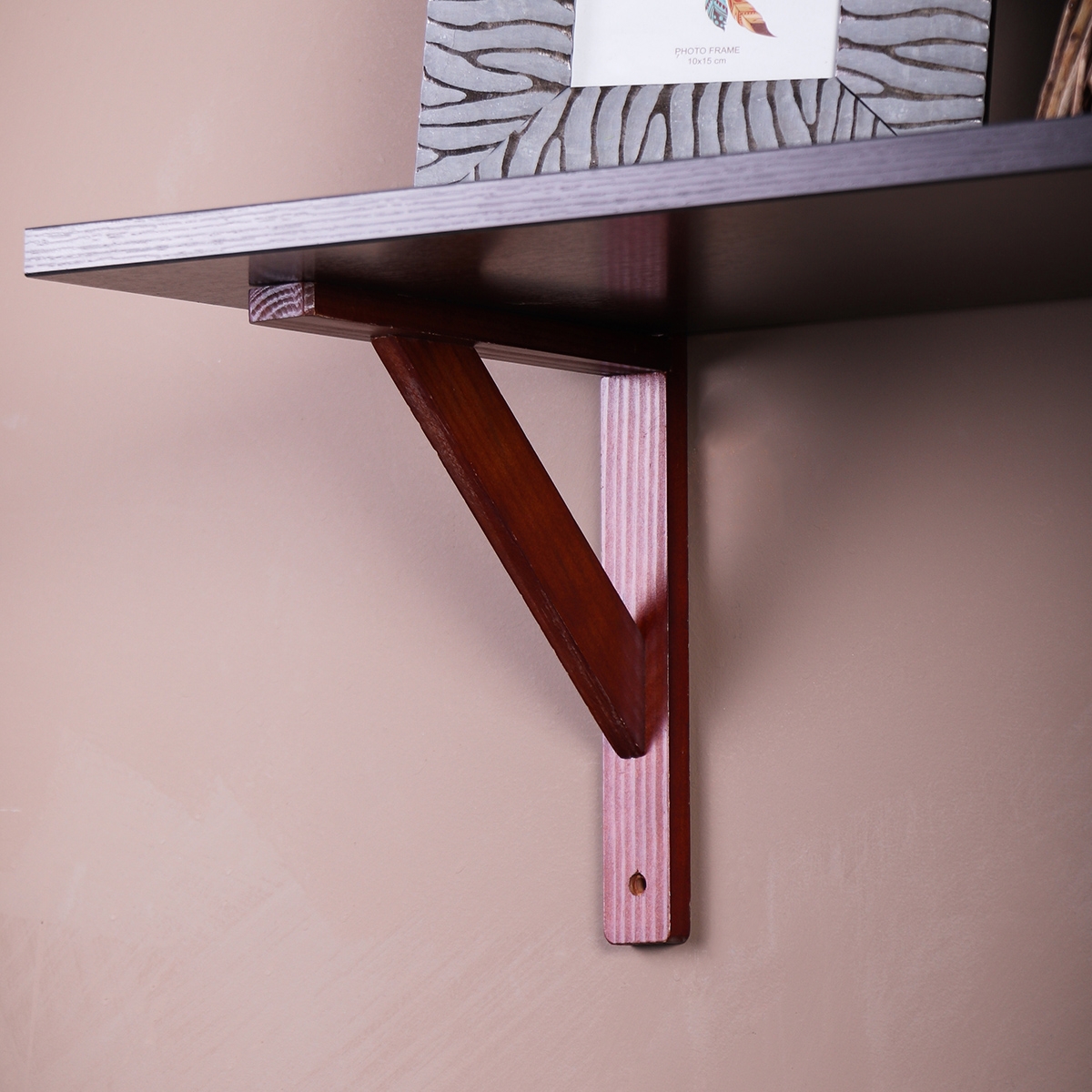 Кронштейн  Деревянный № 15, 200x250 мм, орех LJPS0103 Public Steel Россия  - Вид №7