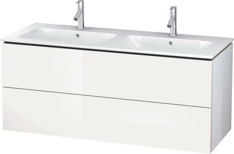 LC625808585 L-Cube Тумбочка подвесная Белый глянцевый лак Duravit - Вид №2