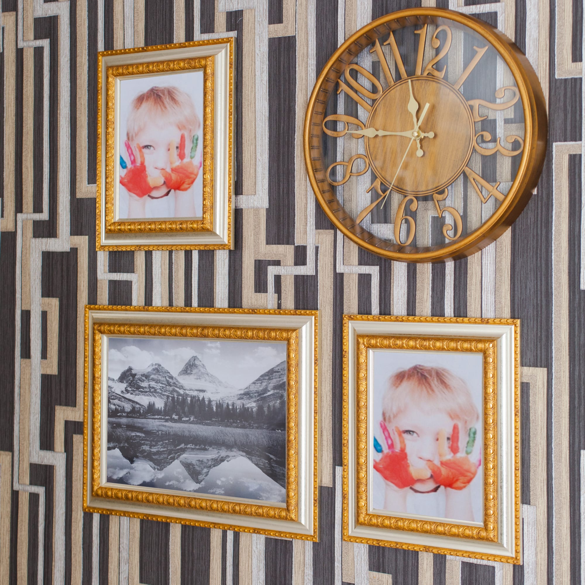 18868983 Часы настенные цвет бронзовый диаметр 31 см Santreyd  - Вид №2