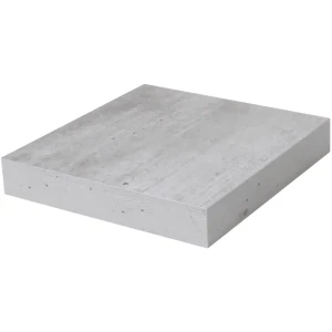 Полка мебельная прямая 23x23.5x3.8 см МДФ цвет светло-серый 81898796 STLM-2191934