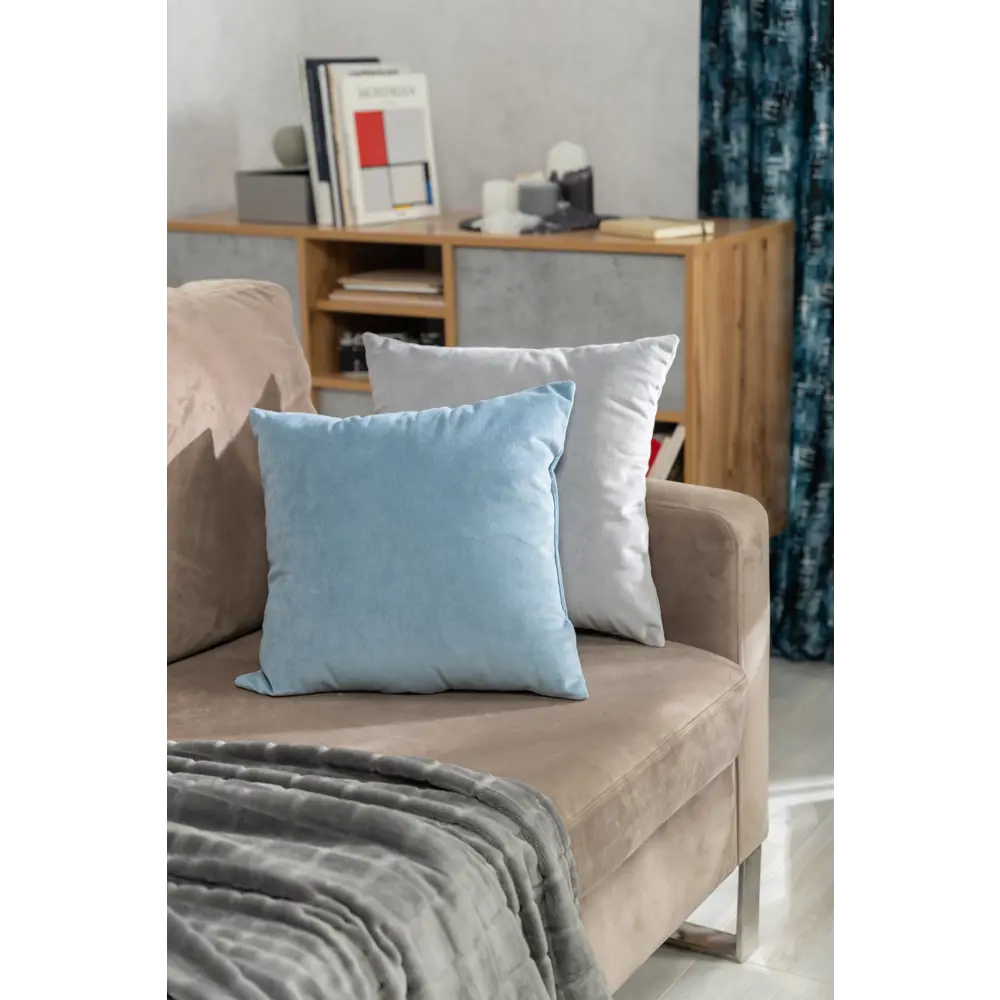 INSPIRE Dubbo — декоративная подушка 40×40 см серо-синего цвета 82609290 STLM-0031428 - Вид №4