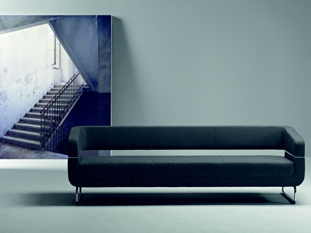 3-местный кожаный диван La Cividina ARCH-00008996 - Вид №1