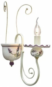 FERROLUCE Настенный светильник из керамики и металла с фиксированным кронштейном Sanremo C411 - c413