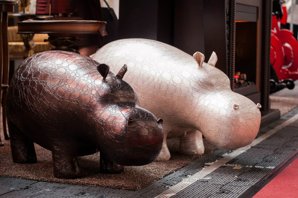 Пуфик детский жемчужный "Бегемот", 97 см LESET  00-3833173 Бежевый Santreyd  - Вид №4