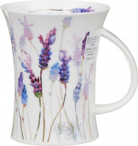 10620763 Dunoon Кружка Dunoon "Цветочный бриз.Лаванда.Ричмонд" 330мл Фарфор костяной