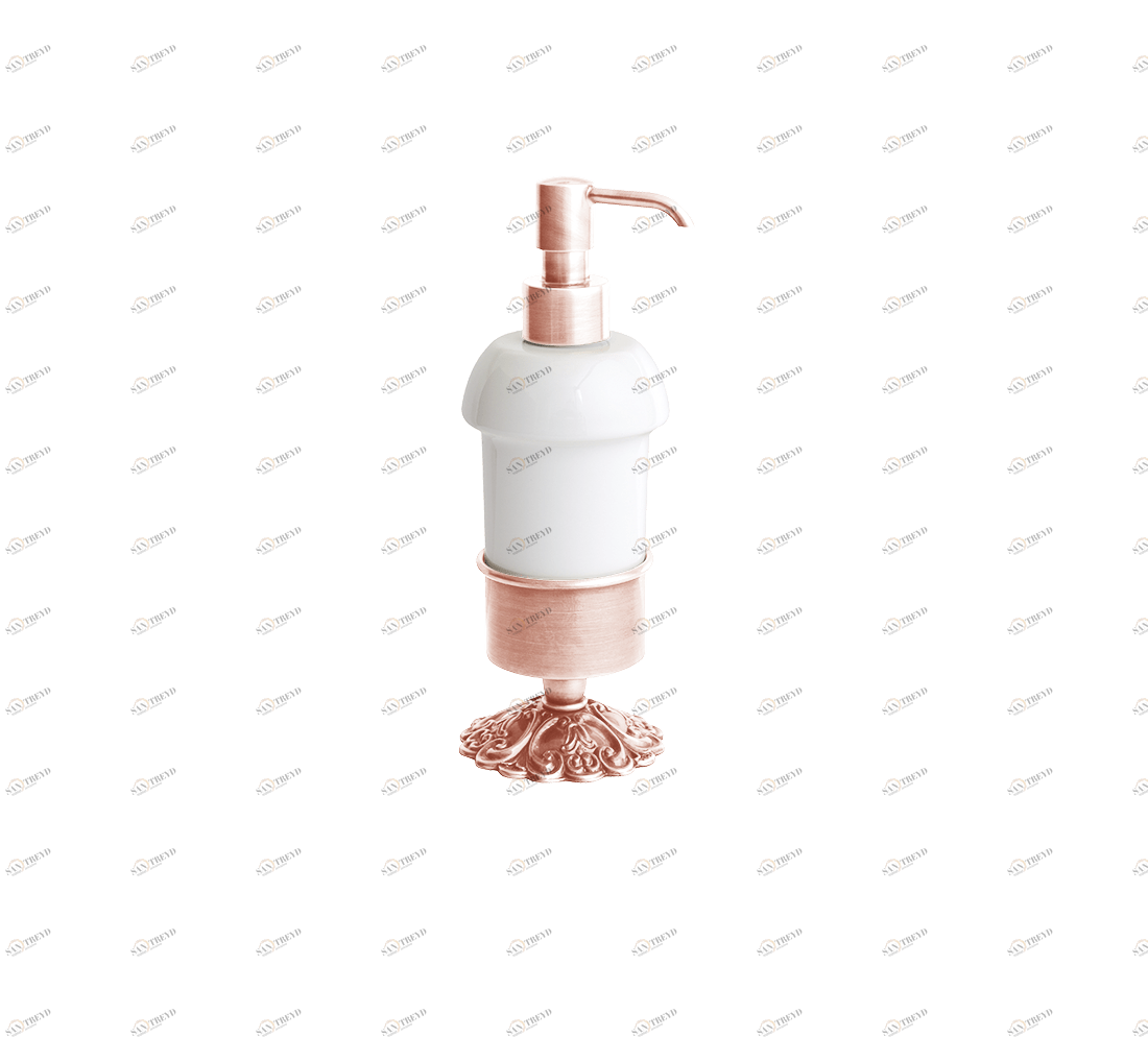 Gentry Home Настенный керамический подстаканник Ivy Rose gold GH101128 