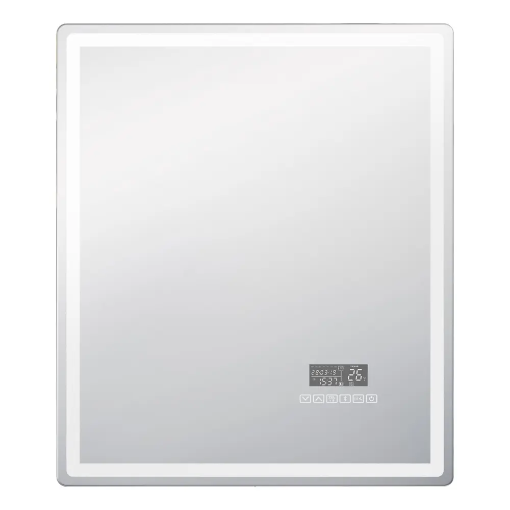 Зеркало для ванной Vigo Eva Voice 60x70 см с подсветкой Bluetooth голосовым управлением часами t колонкой и обогревом 89380944 STLM-2065603 - Вид №3