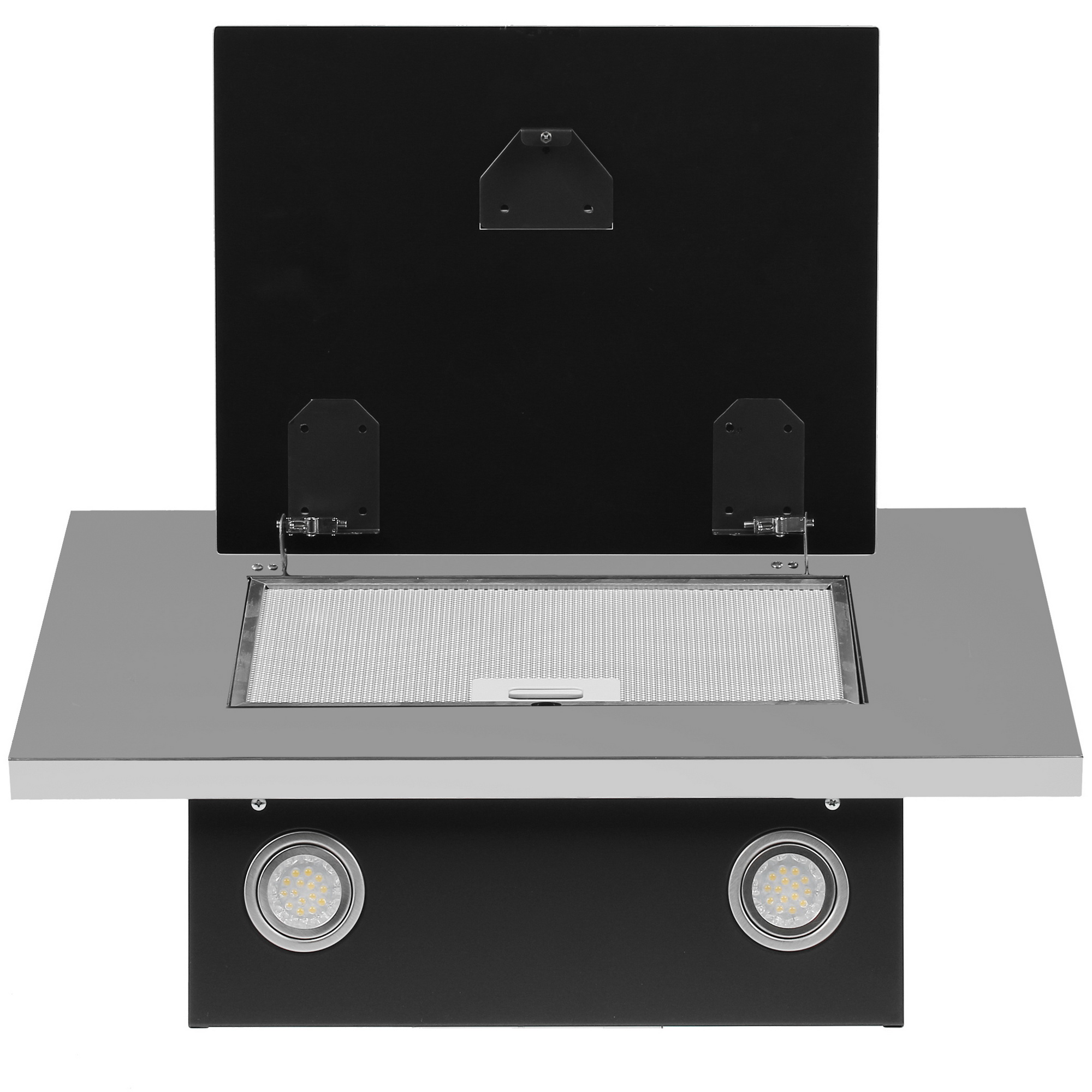 8128182 Вытяжка наклонная Indesit IHVP 6.4 LL K черный/серебристый STDN-0139357 - Вид №6