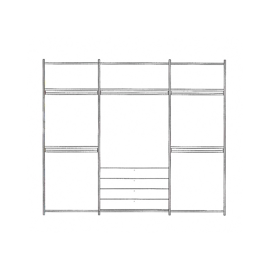 Шкаф-купе / Scorrevole tipo Loft Vivo La Falegnami sun-id-379764 - Вид №5