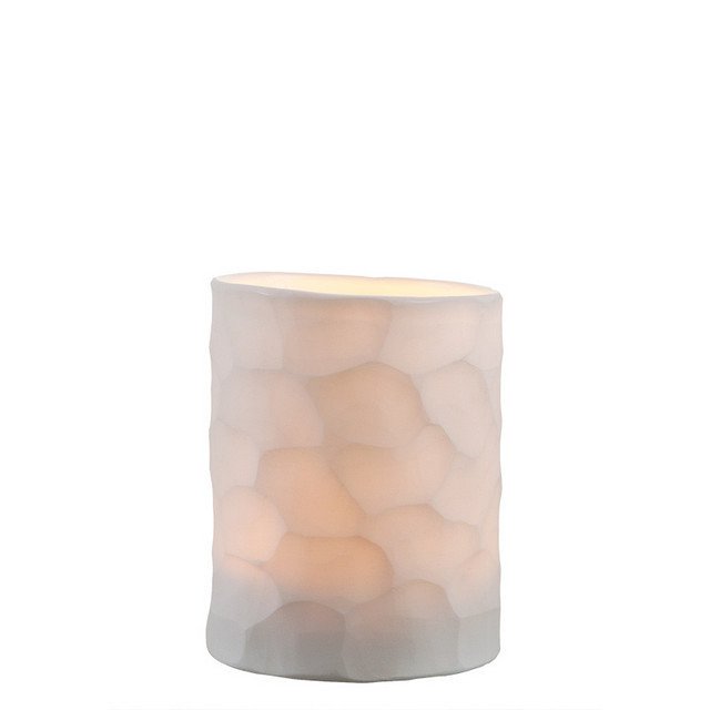 Подсвечник стеклянный белый Fontana S от Eichholtz EICHHOLTZ EICHHOLTZ 060241 Белый  - Вид №1