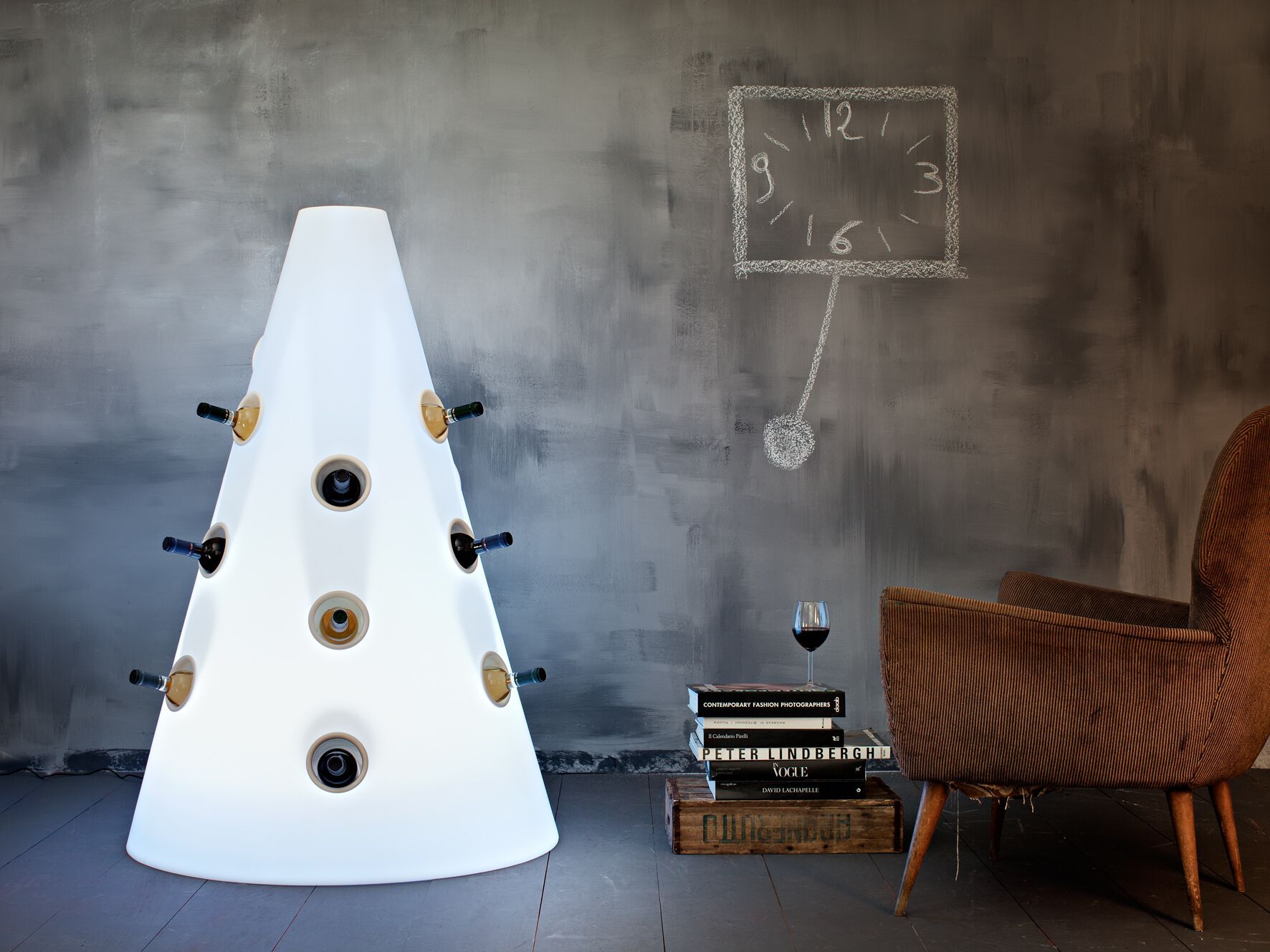 Напольная подставка для бутылок из полиэтилена Kloris FIZZ ARCH-00107269 - Вид №1