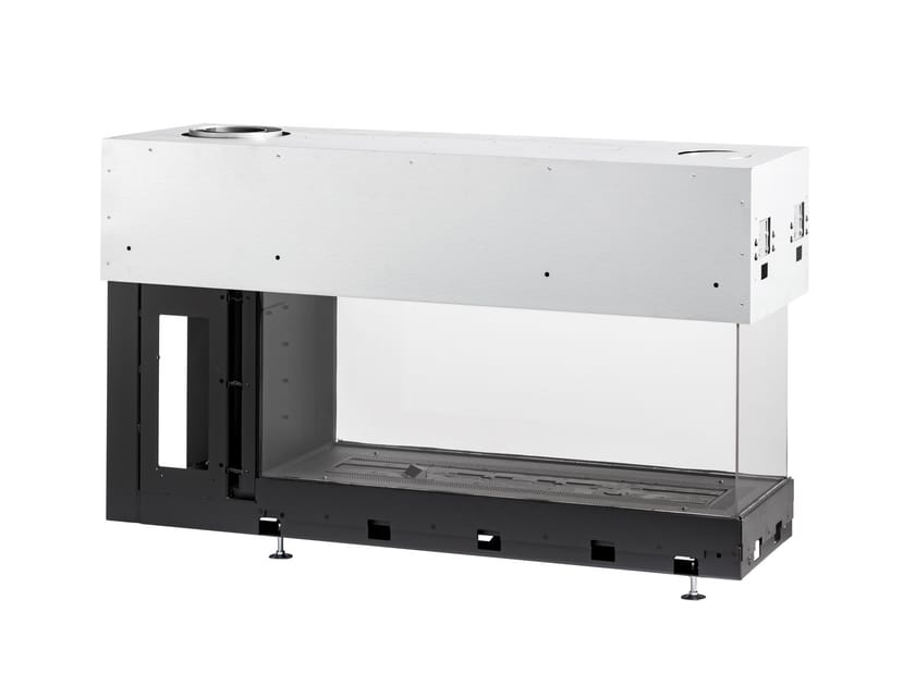 Металлический газовый тройной фасадный камин Metalfire ARCH-00049949