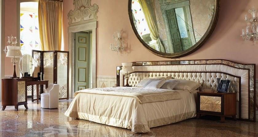 Cantiero Двуспальная кровать из ткани с тафтинговым изголовьем Grand étoile Ge015f - Вид №1