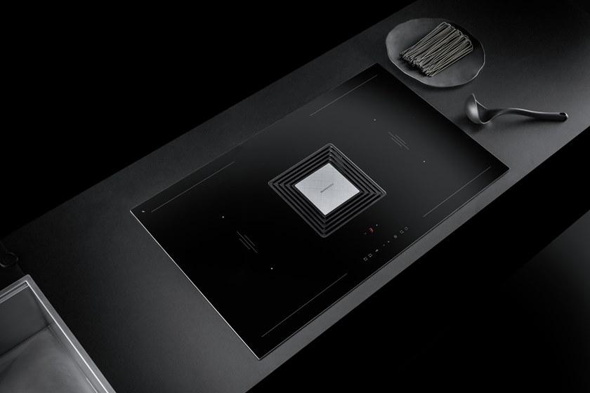 Barazza Индукционная стеклокерамическая плита со встроенной вытяжкой Zero 1pidz90i - Вид №2