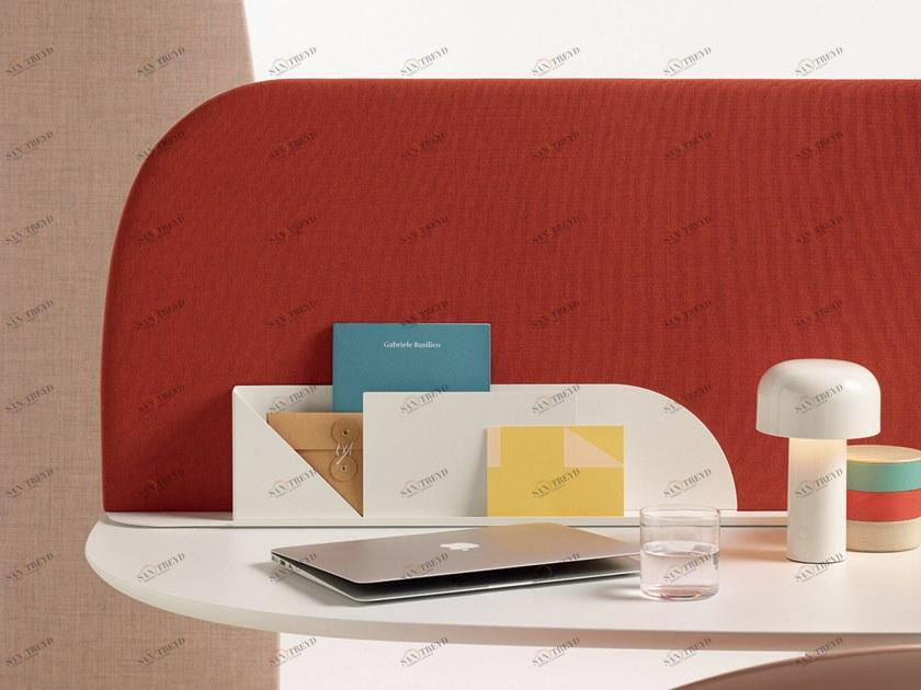 arper Мобильная звукопоглощающая перегородка рабочего стола из ткани Paravan mood sun-id-1494146