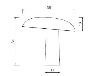 Настольная лампа из массива дерева Classicon FORMA ARCH-00088389 - Вид №22