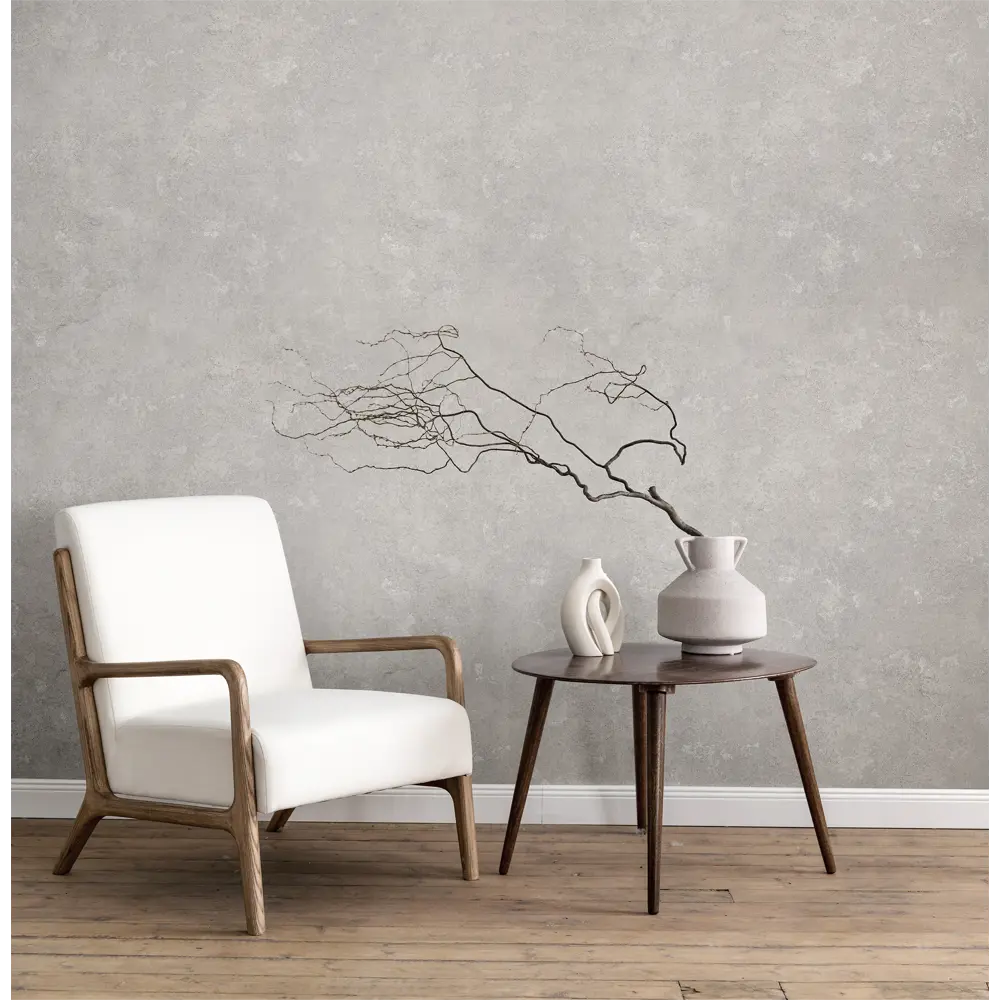 Обои флизелиновые Ateliero Super Beton серые с эффектом штукатурки 89432670 STLM-1568958 - Вид №3