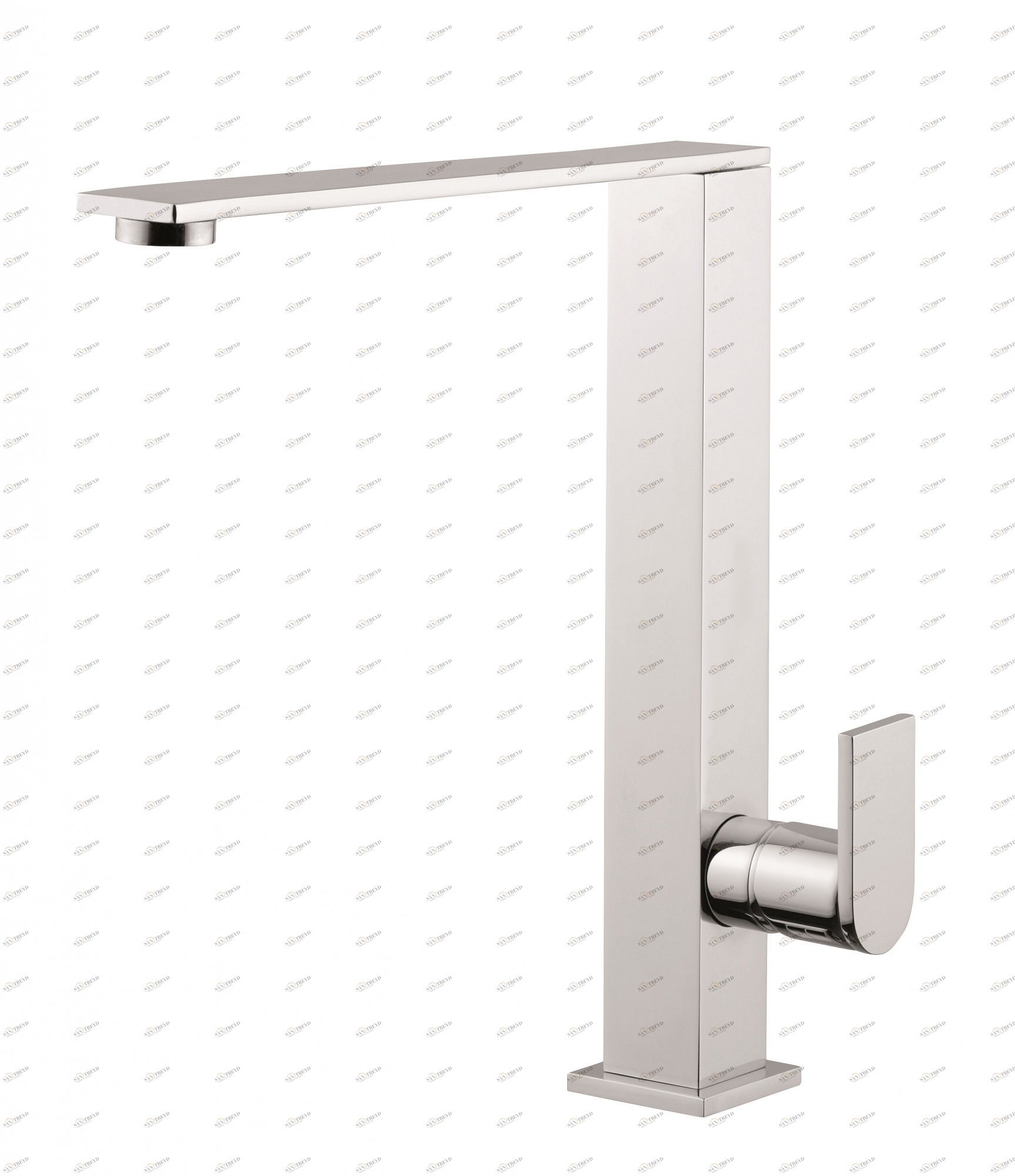 Латунь. 406. Смеситель для кухонной мойки. Quadrodesign Brass