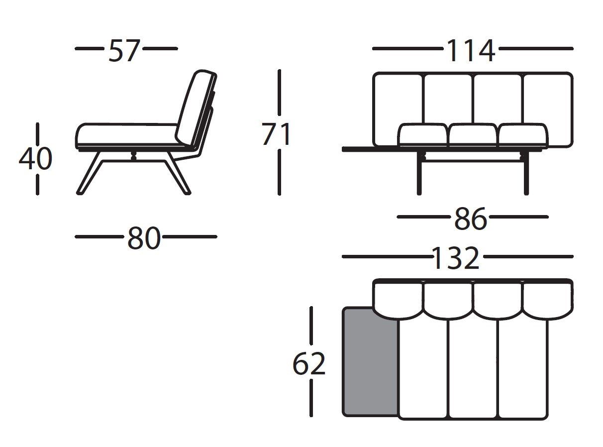 Тканевое кресло SANCAL Next Stop ARCH-00142166 - Вид №4