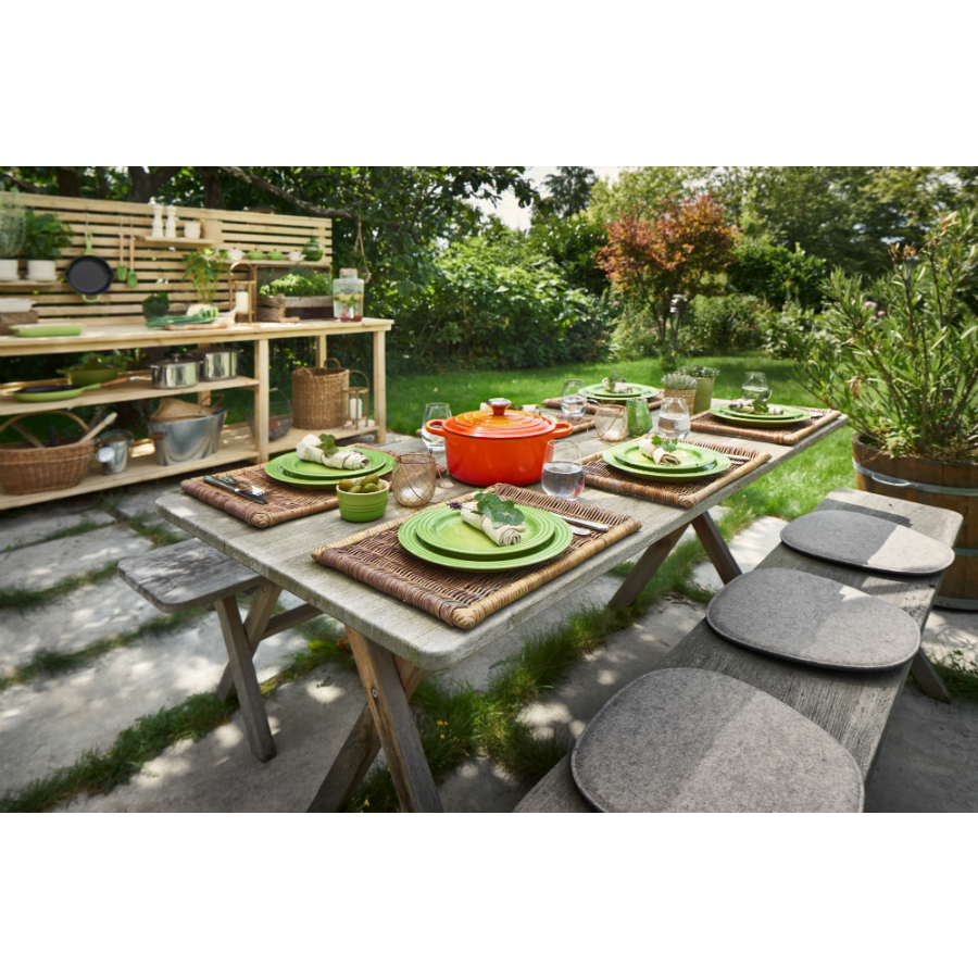 Кастрюля чугунная Le Creuset, Ø26 см, оранжевая 21177260902430 - Вид №7