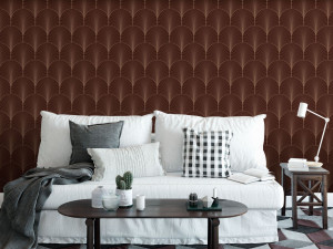 Живописные обои с рисунком