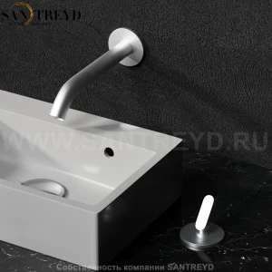 Смеситель с джойстиком ARUB1081SP SQUARE для раковины хромированный матовый